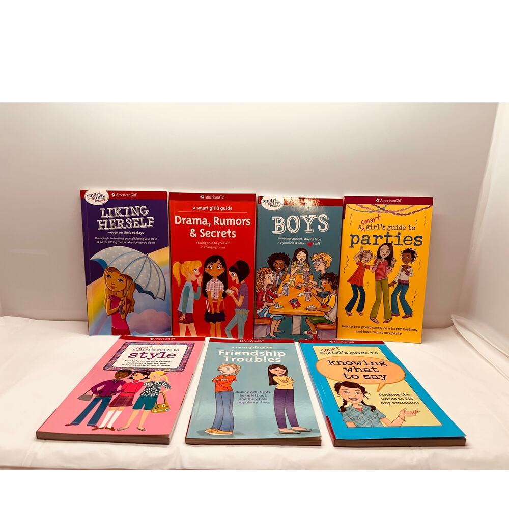 American Girl Books Smart Girl 's Guide Books Set of 7 Books *READ*